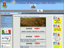 Tablet Screenshot of comune.raccuja.me.it